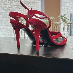 Pink Chanel Heels